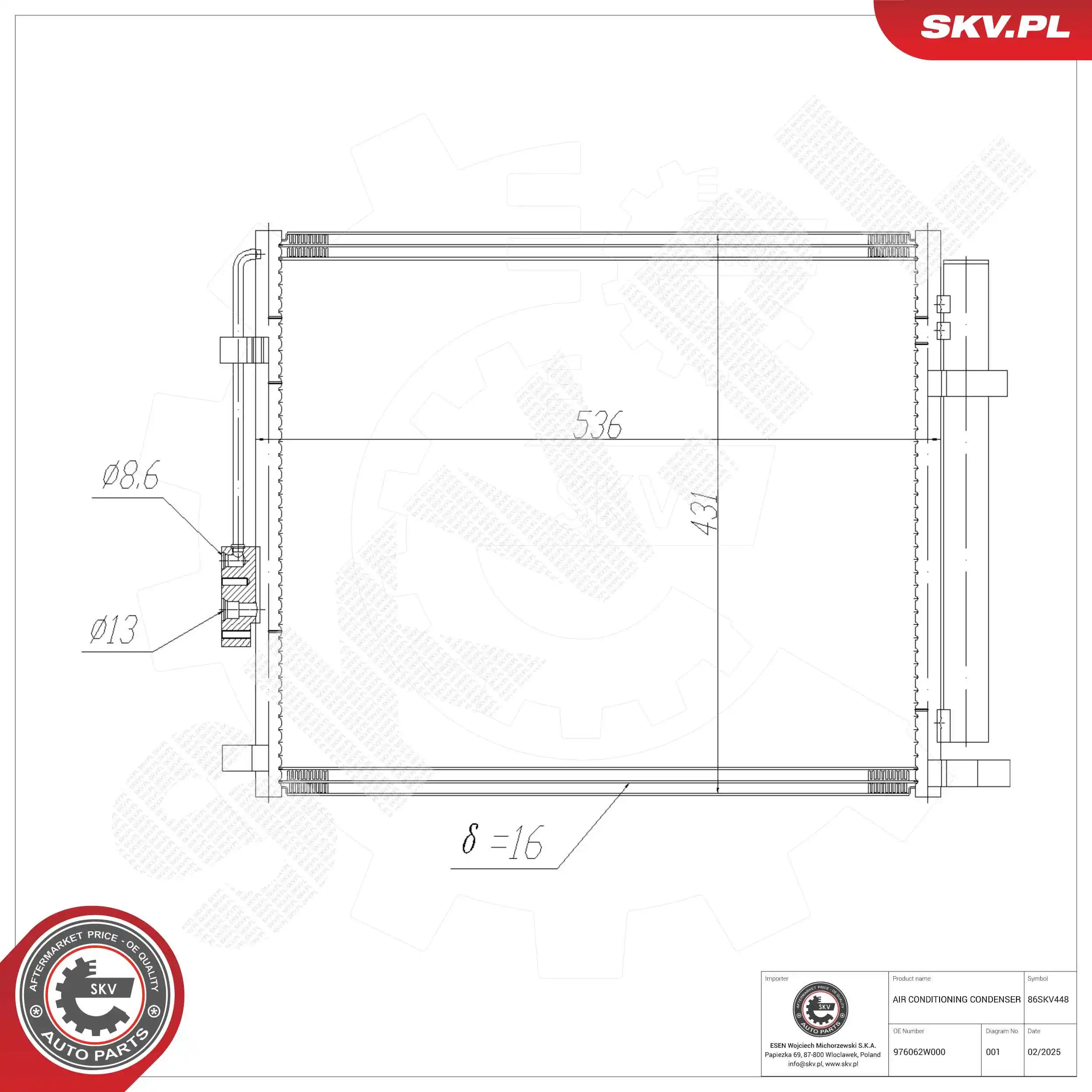 Condenser, air conditioning